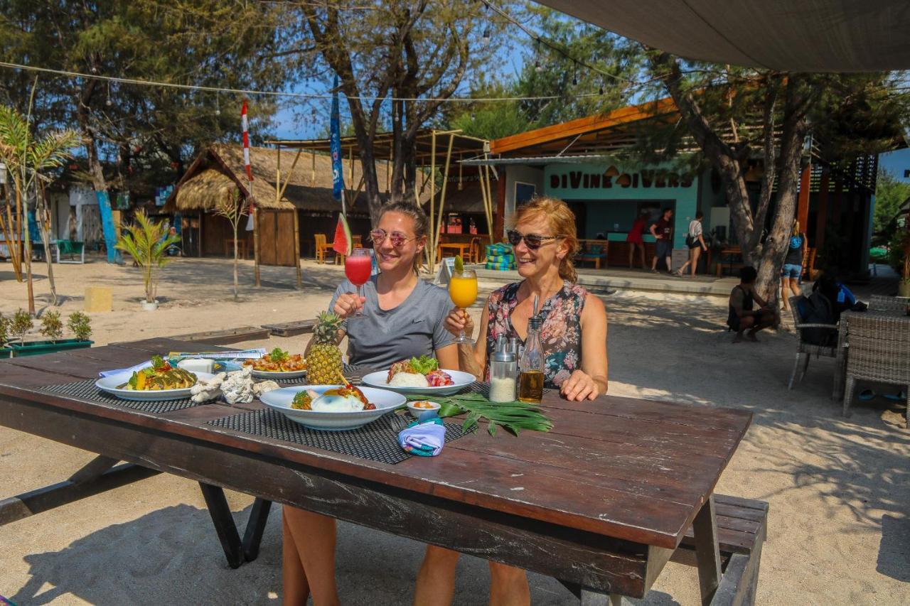Divine Divers Ilhas Gili Exterior foto